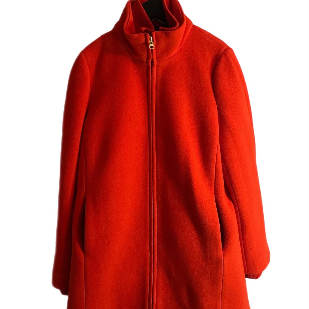 J. Crew Vibrant Red Women's Coat